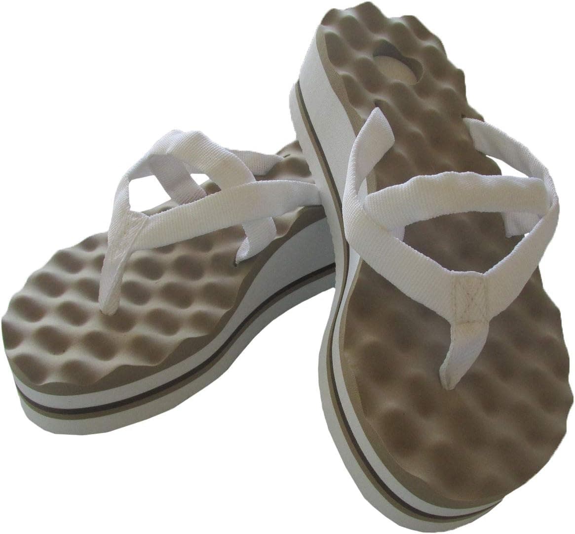 Running On The Wall Women's Sandals With Arch Support - Massaging Flip Flops - Recovery Slides